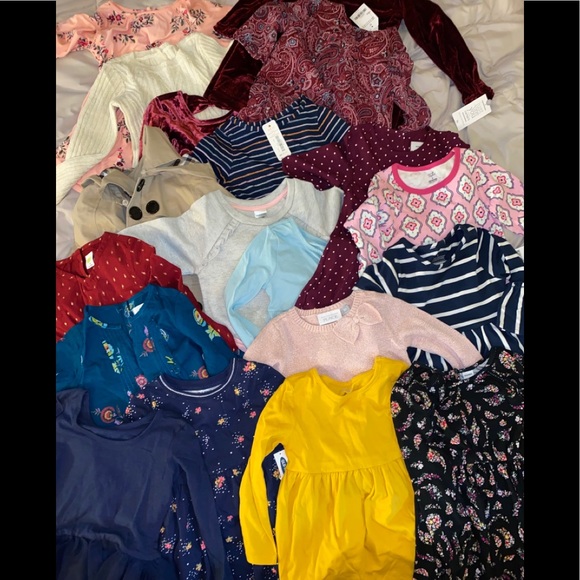 Bundle Lot 3t 19 long sleeve dresses ALL with TAGS